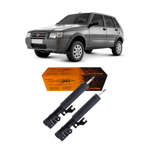 Par Amortecedores Traseiros Fiat Uno Way 2008 A 2014