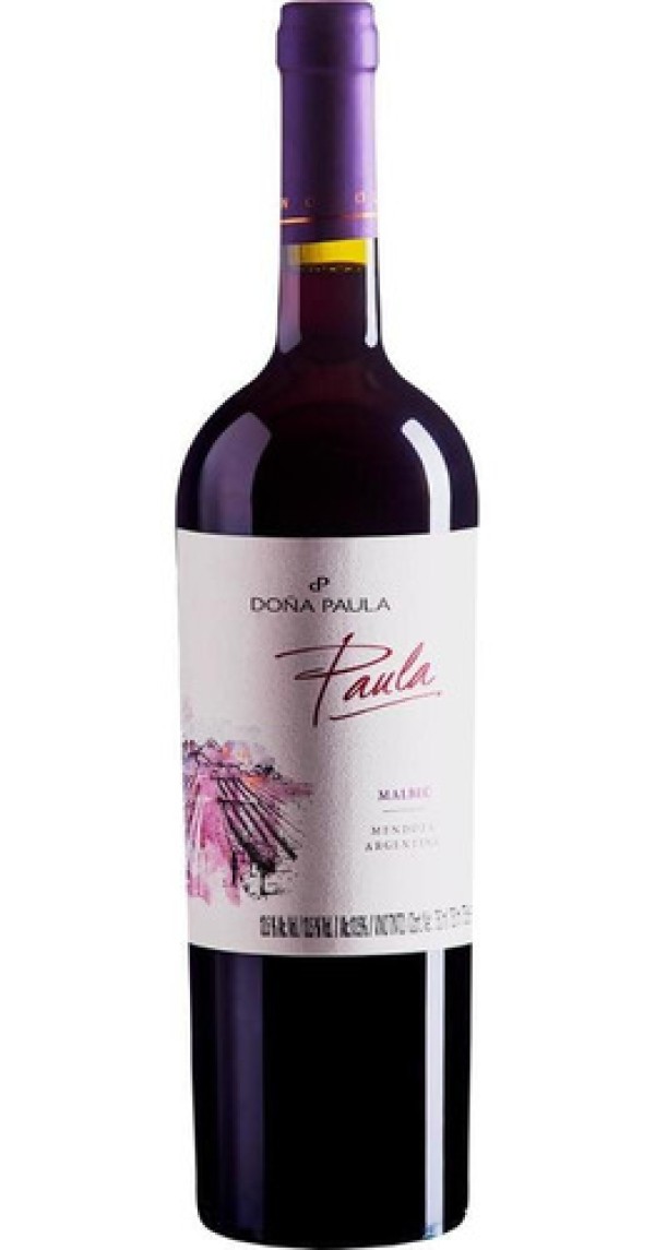Vinho Argentino Tinto Paula Malbec Garrafa 750ml