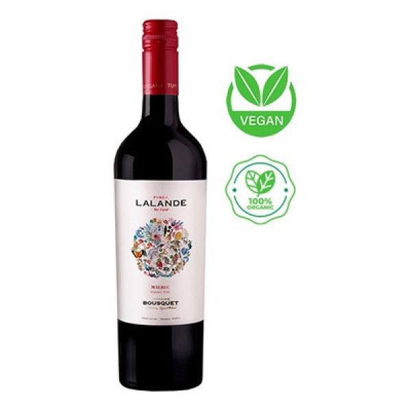 Vinho Bousquet Finca Lalande Merlot Orgânico 2020 Tinto Argentina 750ml