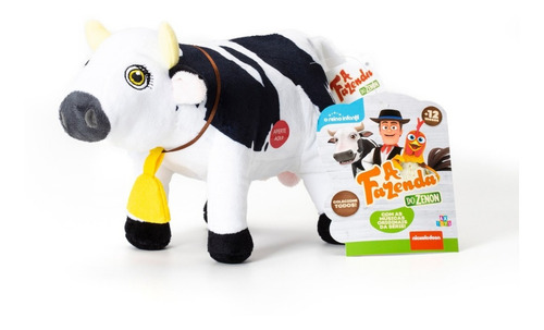 A Fazenda Do Zenon Pelúcia Musical Vaca Maru 20 Cm - Orilat