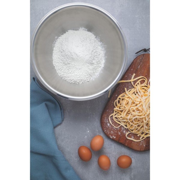 Encontraproduto.com.br - Conjunto 4 Tigelas Fundas Redondas 14cm Bowls Em Aço Inox 225ml Hercules Prata