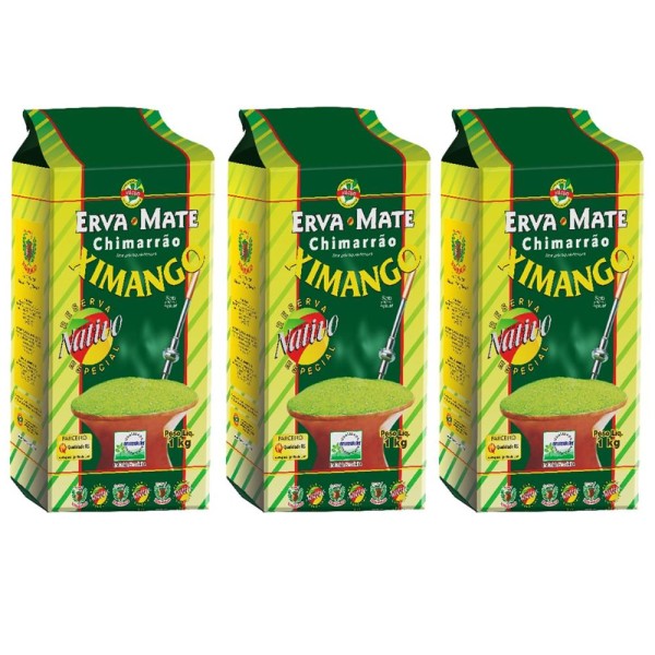 Encontraproduto.com.br - 3 Pacote de Erva Mate De Chimarrão Reserva Especial 1kg cada