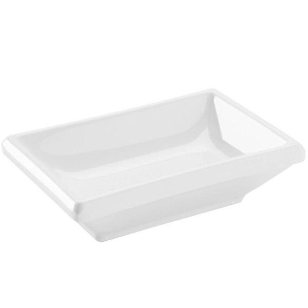 Encontraproduto.com.br - Kit 6 Molheiras Para Servir Shoyu Potinho De Melamina Branco 25ml Para Molhos
