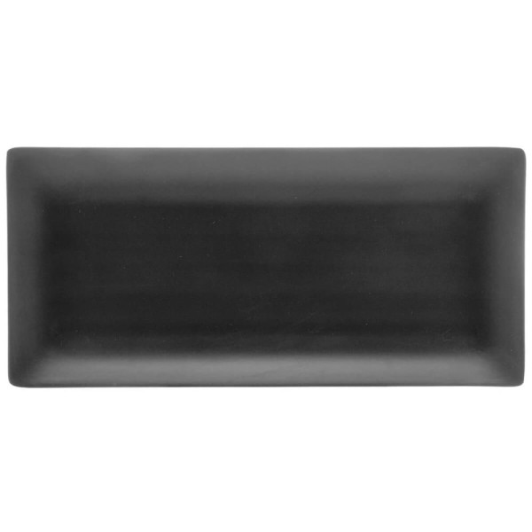Encontraproduto.com.br - Kit 36 Travessas Servir Sushi Sashimi 35x16cm Comida Japonesa Melamina Pretas para Restaurante Bar Lancheria