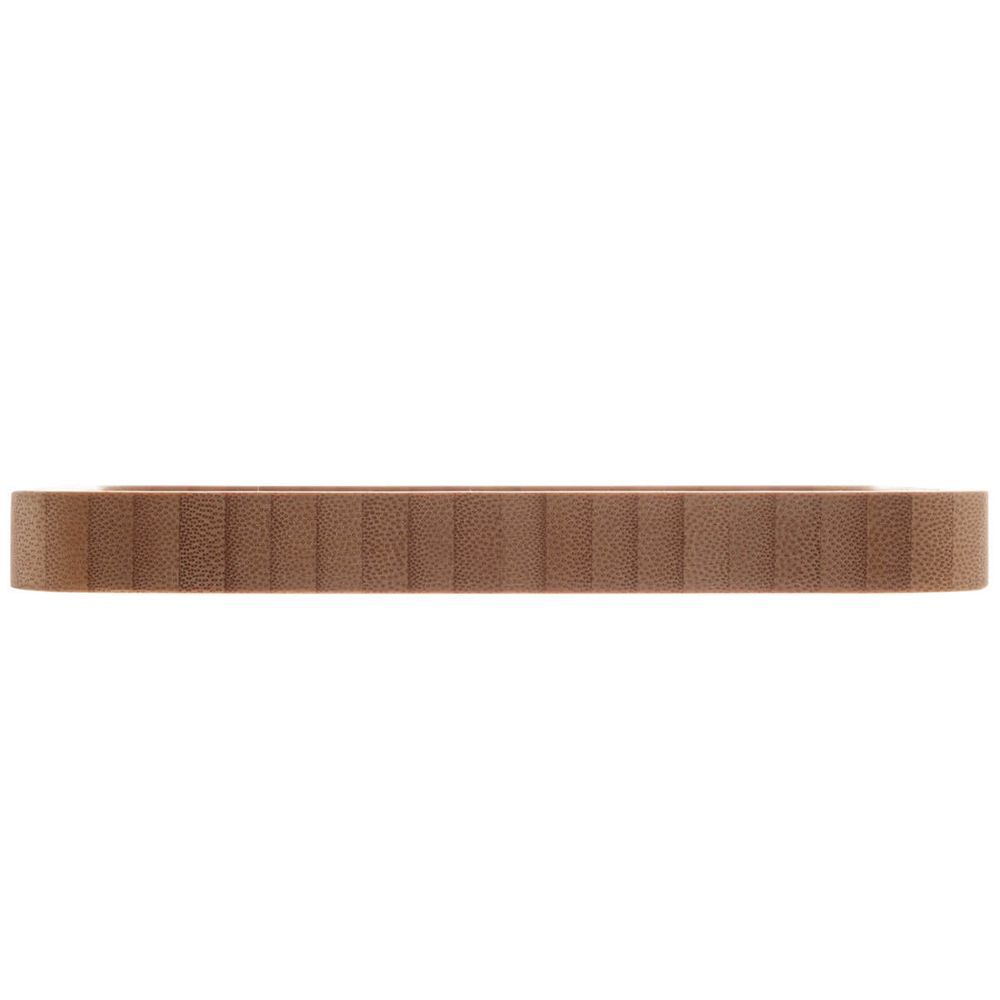 Encontraproduto.com.br - Kit 6 Bandejas De Bambu Squaze Lyor 17x17cm Pratos Quadrados