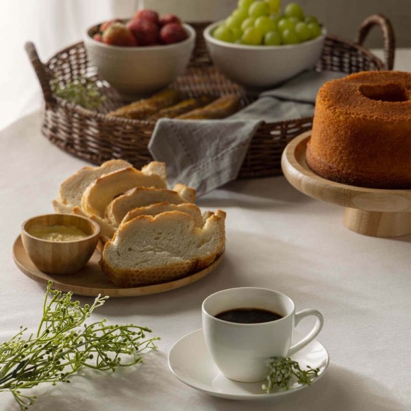 Encontraproduto.com.br - 12 Molheiras Lyor Verona Bowls 50ml Bambu Servir Restaurante Hamburgueria Maionese