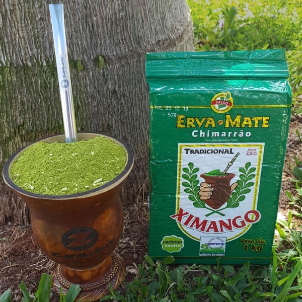 Encontraproduto.com.br - 7 Erva-mate Ximango Tradicional Moída Grossa Composta Menta Nativa Pura Folha Sete Variações