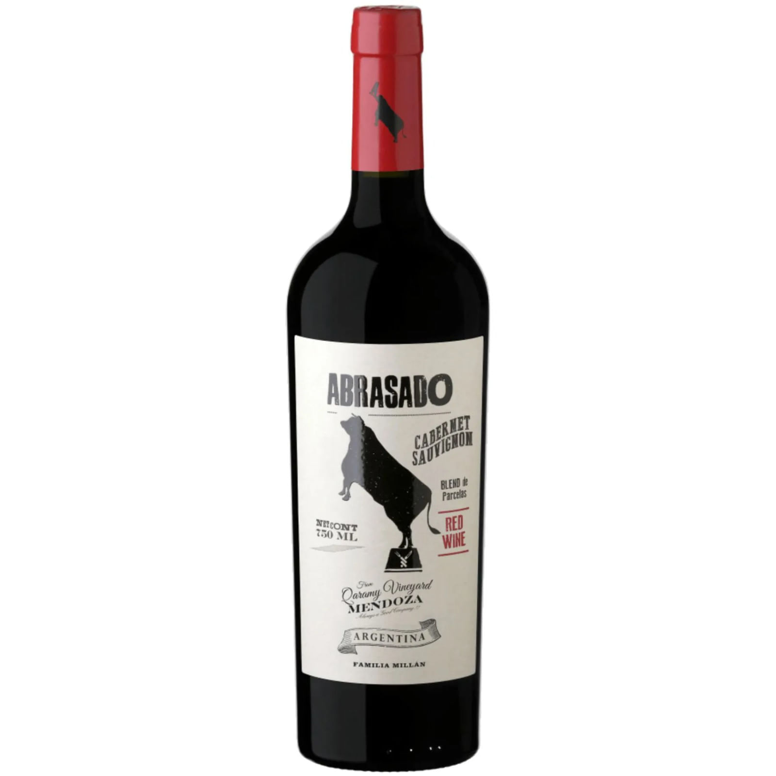 Vinho Tinto Argentino Abrasado Blend de Parcela Cabernet Sauvignon 750ml