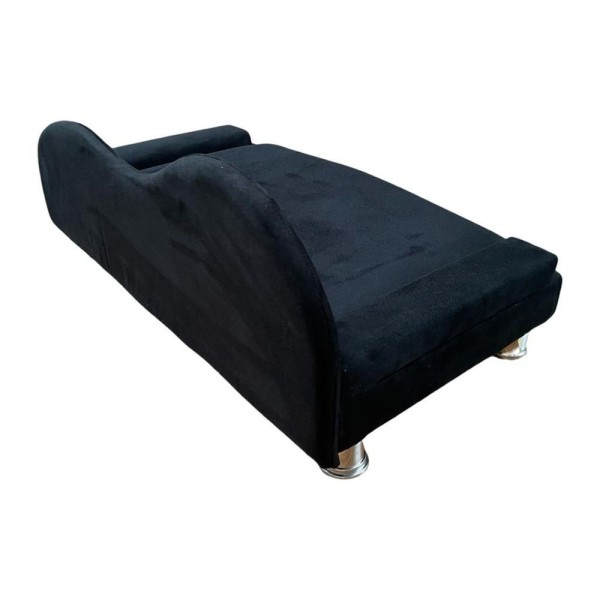 Encontraproduto.com.br - Mini Sofá Cama Divã Pet Cães E Gatos Preto G2home