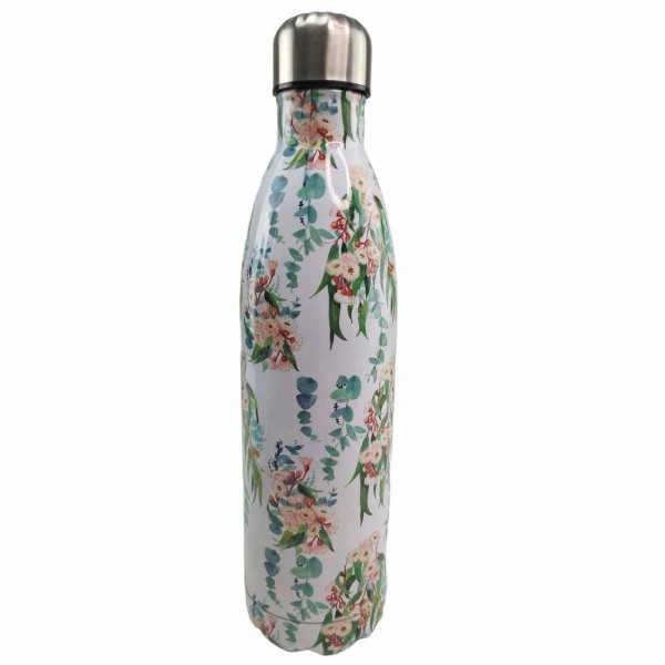 Encontraproduto.com.br - Garrafa Termica Estampada Flores 750 Ml Floral Academia Treino