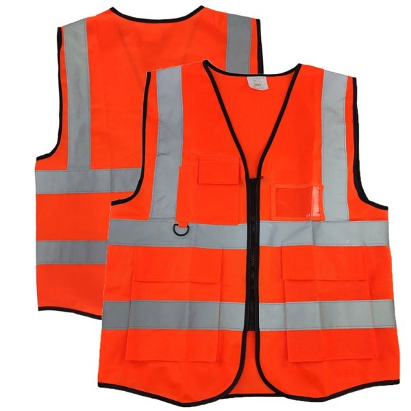 Encontraproduto.com.br - Colete Sinalizador Faixa Refletiva Epi Blusao Fluorescente Segurança Trabalho Transito Obra