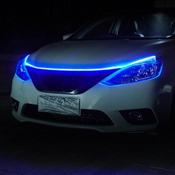 Encontraproduto.com.br - Fita Led Neon Capo Carro Luz Drl Automotivo Barra Tuning 1 Metro 50cm Iluminaçao Pickup Prisma