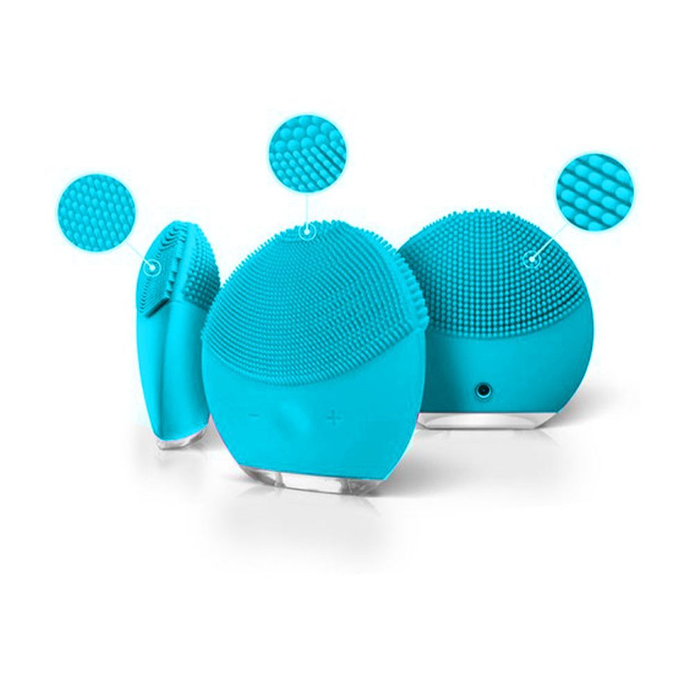 Encontraproduto.com.br - Esponja De Massagem Facial Kit 8 Unidades Mini Usb Eletrica Skin Care Relaxamento Tratamento Limpeza