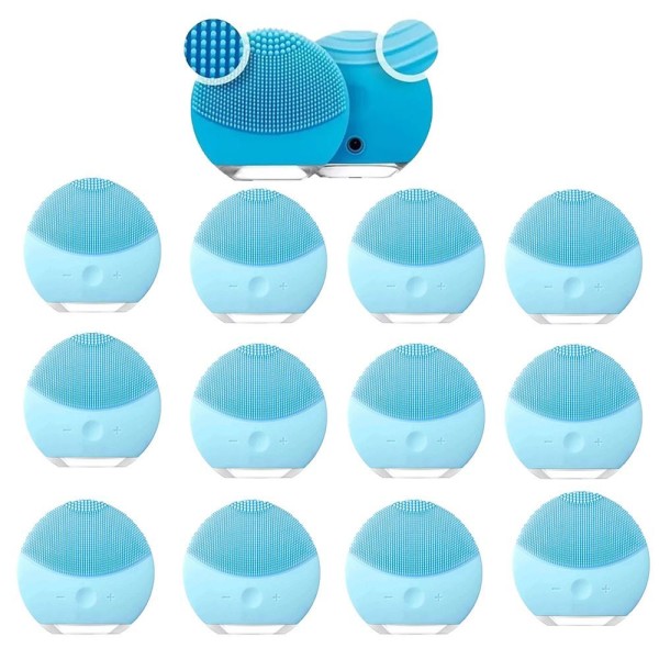 Encontraproduto.com.br - Esponja Massagedora Facial Kit 15 Unidades Eletrica Usb Limpeza Rosto