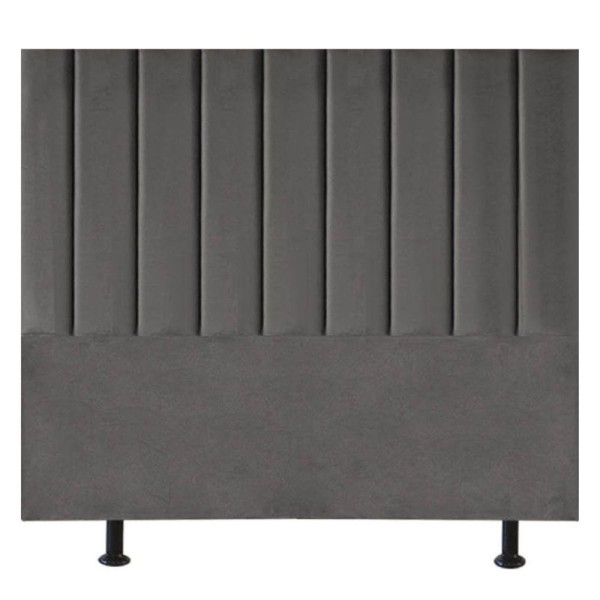 Encontraproduto.com.br - Cabeceira Estofada De Cama Casal King 195 Cm Taís Corino cinza