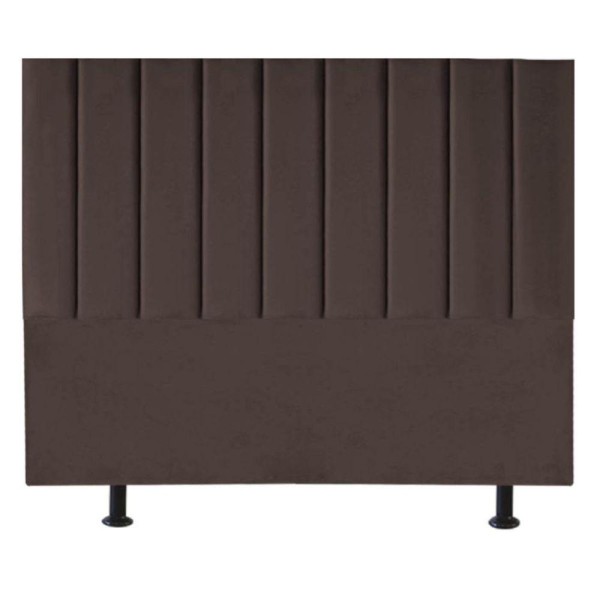 Encontraproduto.com.br - Cabeceira Estofada Cama Casal Queen Size160 Cm Paolla Linho marrom