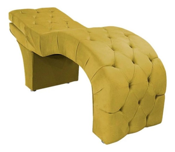 Maca Estética Estofada Reclinável Ergonômica Spa Suede Yara Cor:roxo