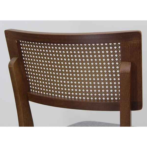 Encontraproduto.com.br - Cadeira De Jantar Com Telinha Para Cozinha Rústica Preto Júlia