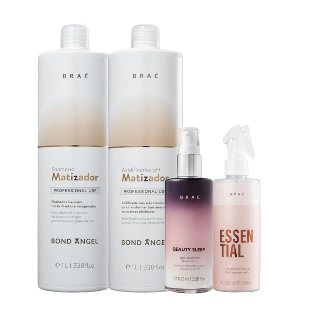Braé Bond Angel Matizador Salon Essential Beauty (5 Produtos )