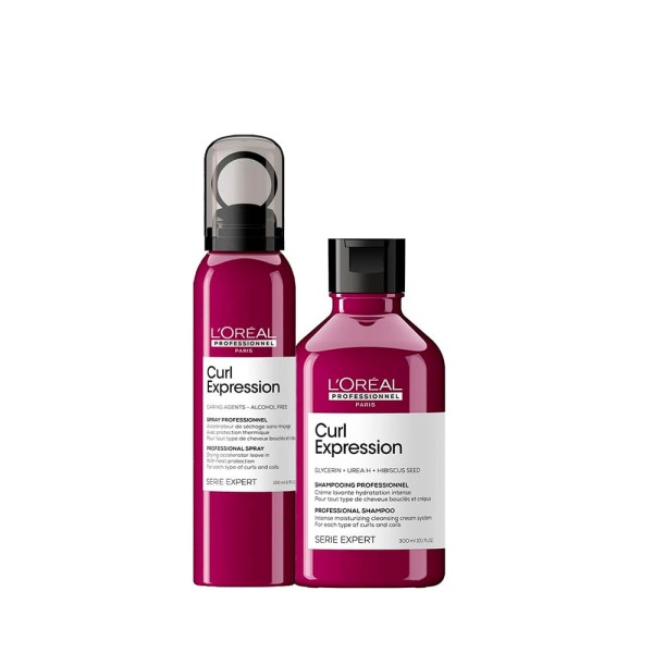 Kit LOréal Professionnel Curl Expression CREAM e Acelerador de Secagem (2 produtos)