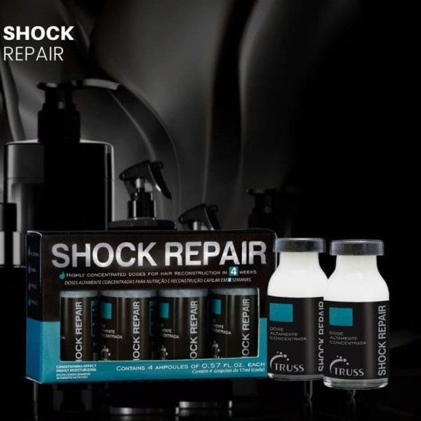 Encontraproduto.com.br - Kit Truss Shock Repair - Ampolas de Reconstrução 17ml (8 unidades)