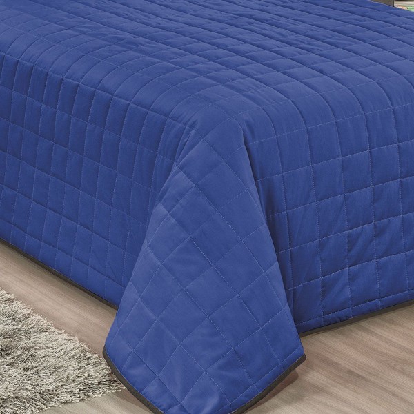 Encontraproduto.com.br - Kit Cobre Leito Video Game Solteiro Tecido Microfibra Quarto Infantil 04 Peças - Azul Com Amarelo