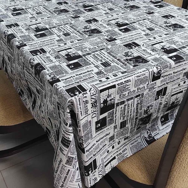 Encontraproduto.com.br - Toalha De Mesa Térmica Impermeável 1,50M X 3,00M Para Mesa 8 A 10 Cadeiras - Jornal
