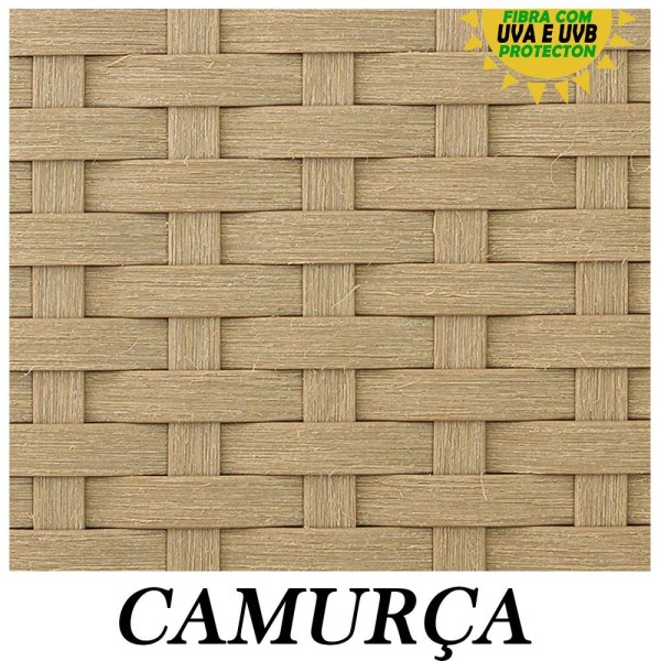 Encontraproduto.com.br - Espreguiçadeira Bogotá S/ Regulagem Para área Externa Em Alumínio Jardim Cor:camurça
