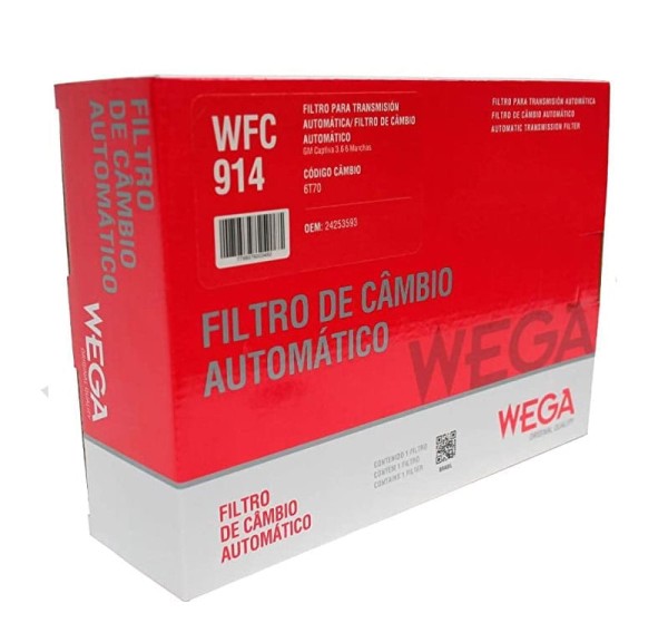 Encontraproduto.com.br - Filtro de Transmissão Automática HB20 i30 Cerato Picanto Soul Wega WFC924