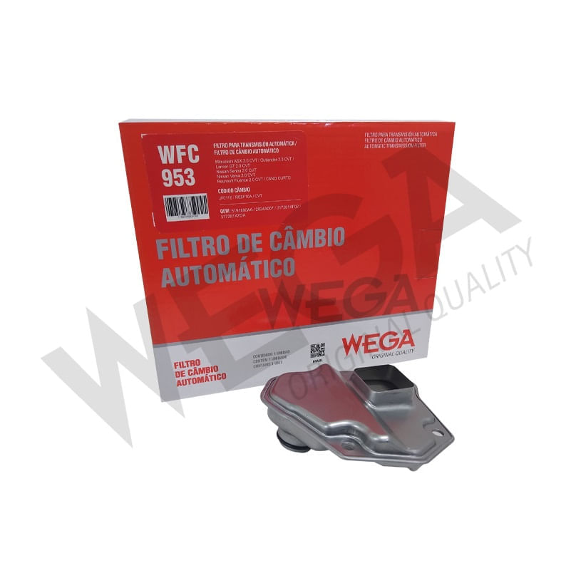 Encontraproduto.com.br - Filtro de Transmissão automática ASX Lancer Outlander Sentra Versa Fluence Wega WFC953