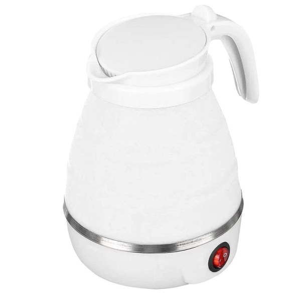 Encontraproduto.com.br - Jarra Chaleira Eletrica Silicone 600 Ml Portatil Ferve Agua Bebida Cha Cafe Passeio Viagem