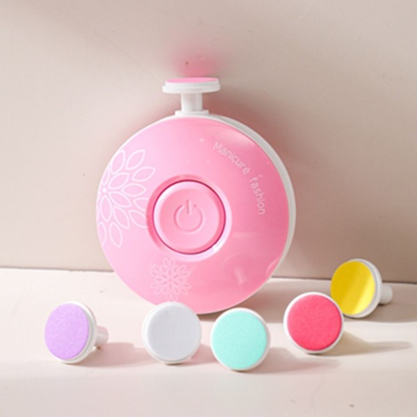 Encontraproduto.com.br - Lixa Aparador De Unha Bebe Criança Polimento Adulto Indolor Compacto Silencioso Portatil Seguro