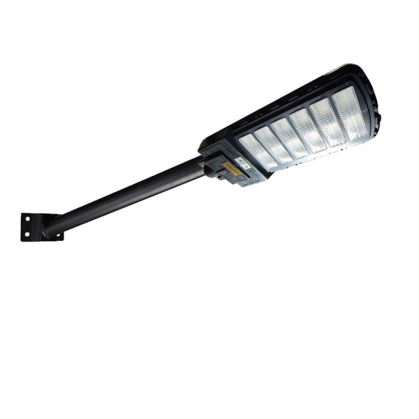 Encontraproduto.com.br - Luminaria Solar Poste 700w Led Kit Suporte Refletor Sensor Presença Movimento