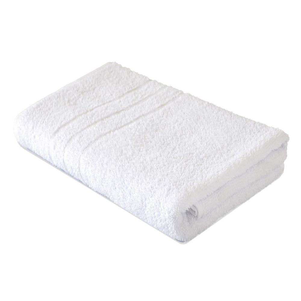 Kit 2 Toalhas de Banho Branca Hotel Macia Felpuda - Prata