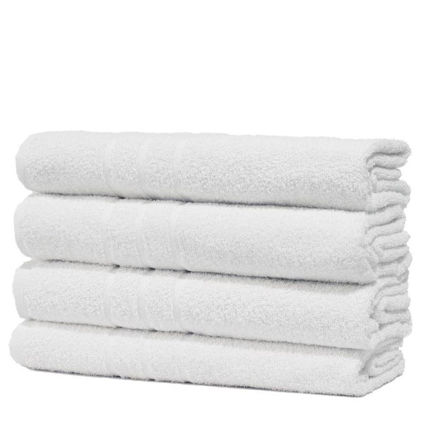 Encontraproduto.com.br - Kit Com 10 Toalhas De Banho Para Hotel - Profissional Prata - Branco