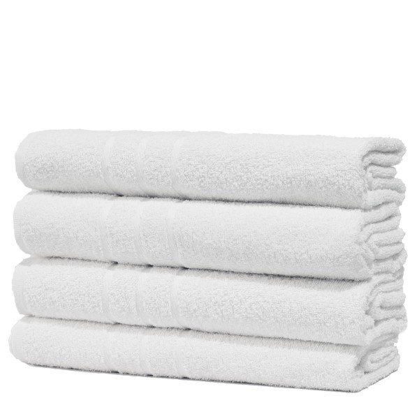 Encontraproduto.com.br - Kit Com 10 Toalhas De Banho Para Hotel - Profissional Prata - Branco