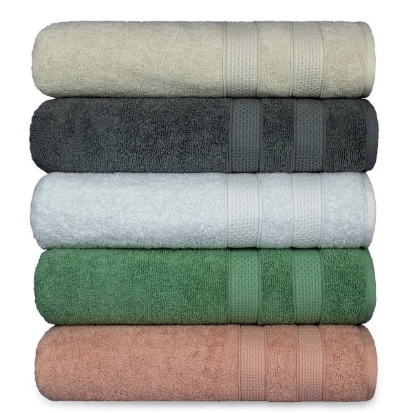 Encontraproduto.com.br - Kit 6 Toalha de Rosto Fio Penteado Extra Macia - Comfort