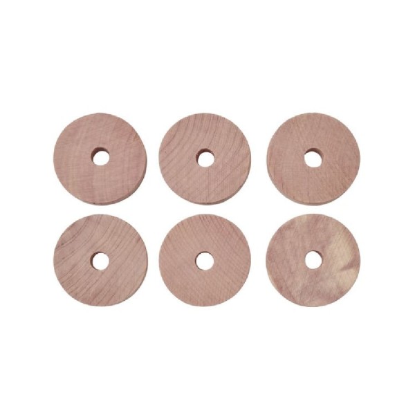 Encontraproduto.com.br - Conjunto de Anéis Krea Cedro c/ 6 Unid
