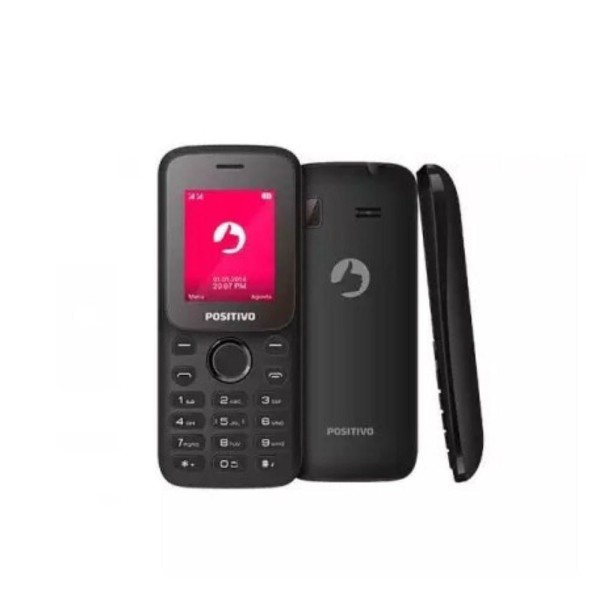 Encontraproduto.com.br - Celular Multiuso Positivo P25 Dual Chip Rádio Lanterna Preto