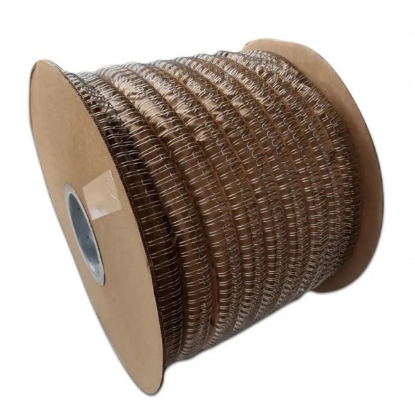 Bobina Wire-o Prata 7-8 2x1 Para 180 Fls 6.000 Anéis