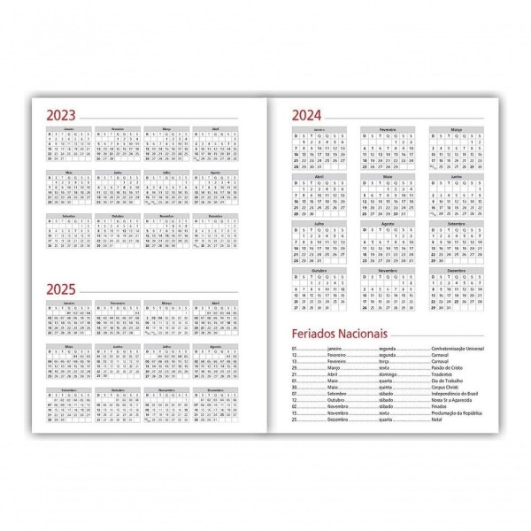 Encontraproduto.com.br - Agenda Profissões 2024 Capa Dura Laminada A5 352 Pgs Capa Contabilidade