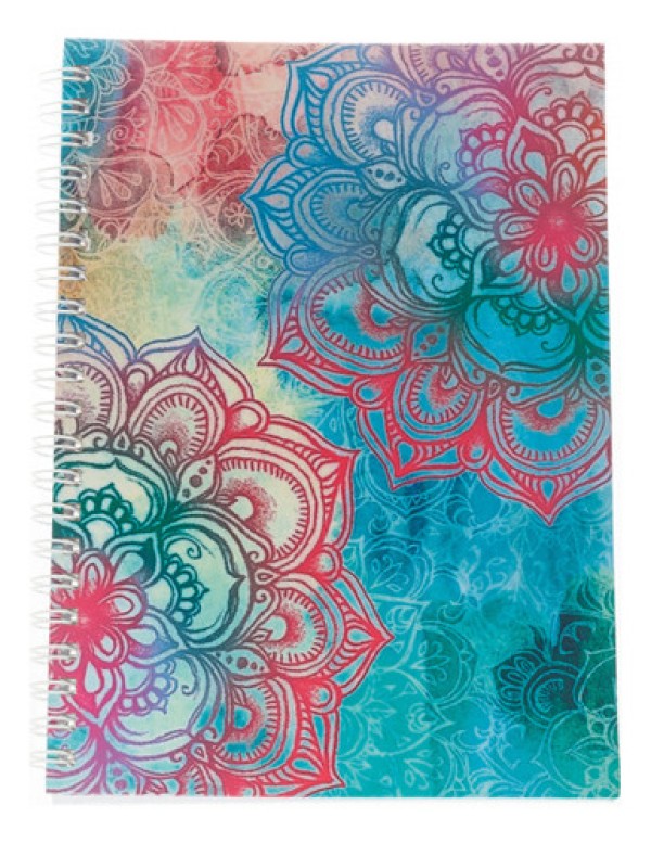 Encontraproduto.com.br - Caderno Capa Dura Universitário 1 Matéria Mandala