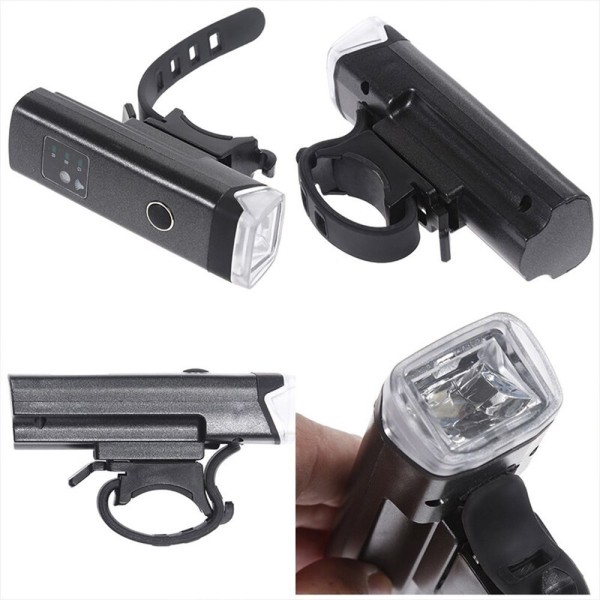 Encontraproduto.com.br - Farol Bike Led Lanterna Sensor De Luminosidade Prova Dagua Frontal Luz Noturna Ciclismo