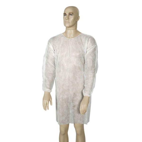 Encontraproduto.com.br - Avental Descartável Hospitalar 40g Manga Longa 36 Uni