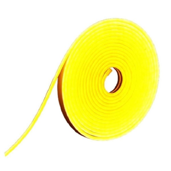 Encontraproduto.com.br - Fita Led Mangueira Neon 5 Mts Iluminação Silicone Flexível Corte 2.5 Cm - Amarelo