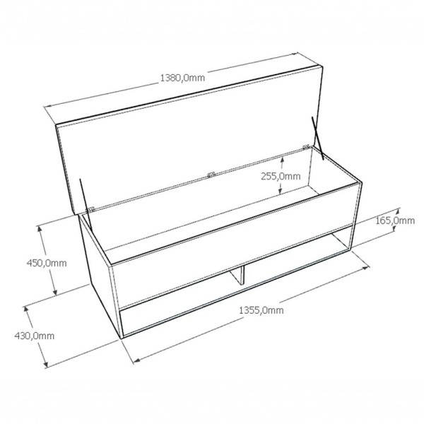 Encontraproduto.com.br - Calçadeira Com Sapateira Para Cama Box De Casal Branco Bege