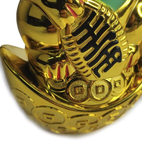 Maneki Neko Sorte Riqueza Balança Mão Gato Dourado Dinheiro