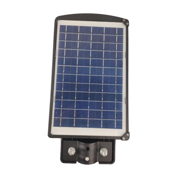 Encontraproduto.com.br - Luminária Solar Poste 60w Led Controle E Sensor De Movimento
