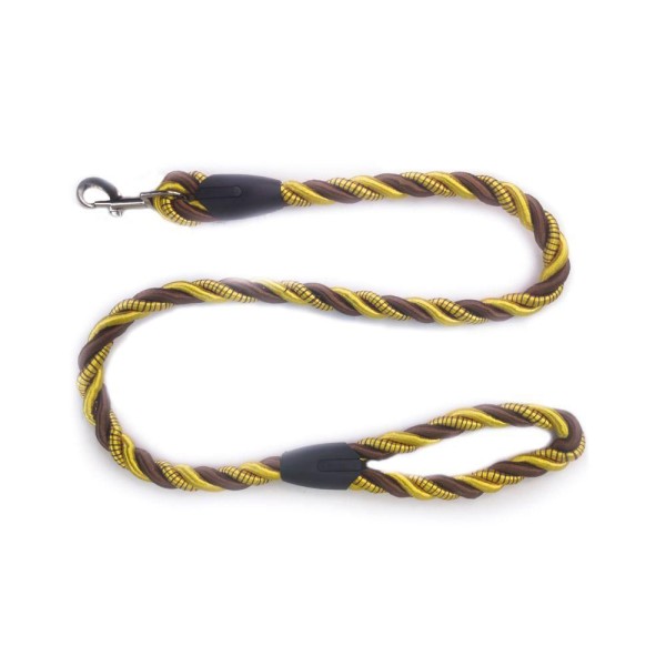 Coleira Corda Nylon Guia Trançada Cachorro Peq Medio Porte