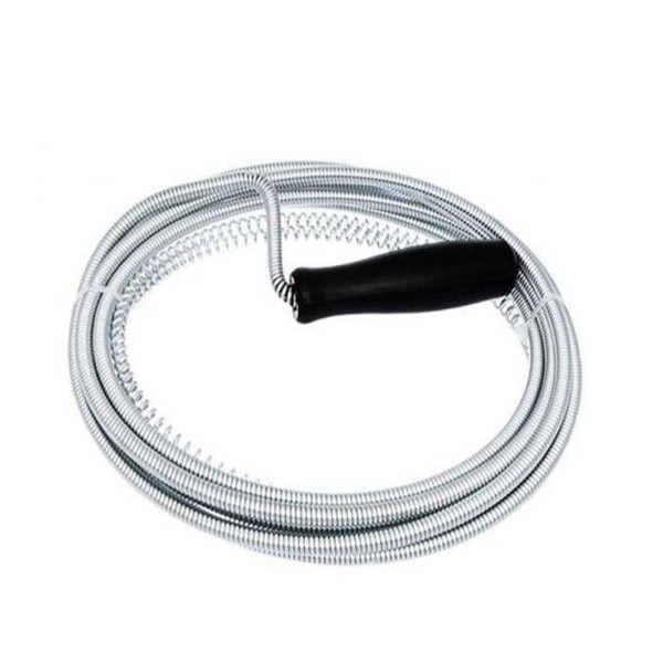 Encontraproduto.com.br - Desentupidor Pias Ralos Canos Aco Manivela Com Mola Cabelo